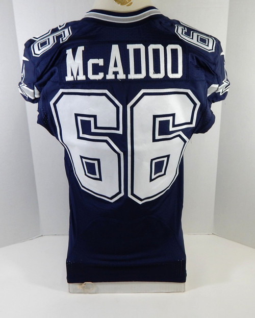 2015 Dallas Cowboys Mike McAdoo #66 Game Issued Navy Jersey Jersey 44 709