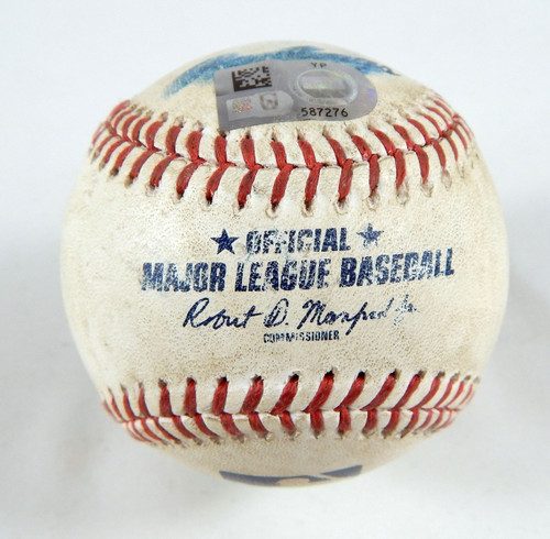 2023 Brewers Nationals Game Used Baseball Devin Williams Alex Call ROE 2RBI 23