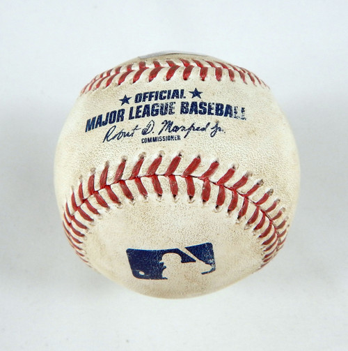 2023 Mets Nationals Game Used Baseball David Peterson Keibert Ruiz GroundsOut 2