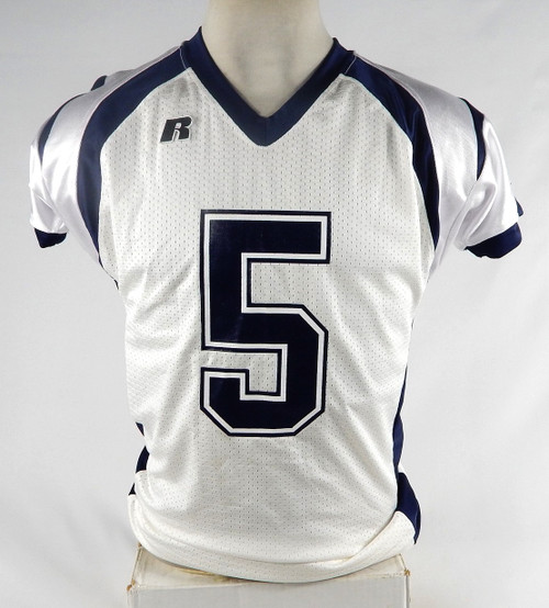 2000s Utah State Aggies #5 Game Used White Jersey L 140