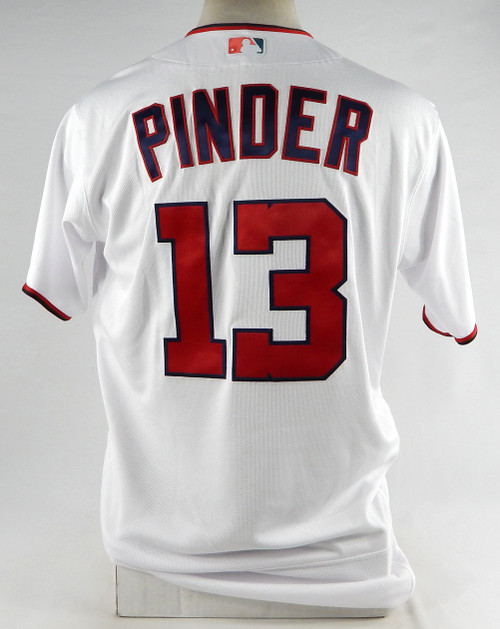 2023 Washington Nationals Chad Pinder #13 Game Issued White Jersey 44 368