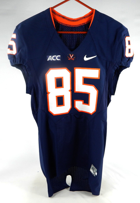 2013 Virginia Cavaliers #85 Game Used Navy Jersey Name Plate Removed 40 189