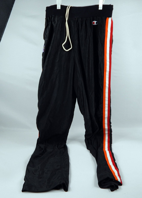 1991-92 Miami Heat Game Issued Black Warm Up Pants 34 870