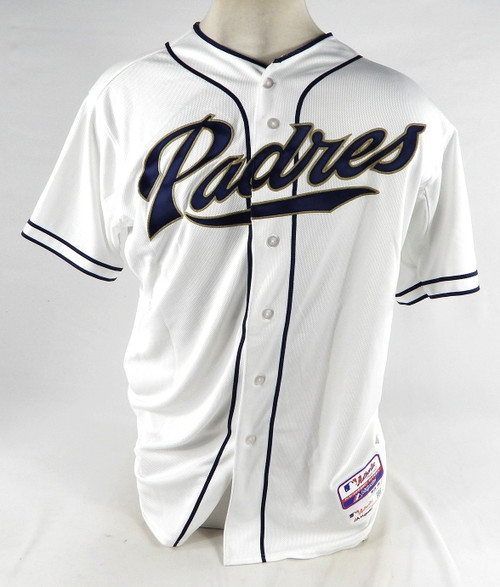 2015 San Diego Padres Griffin Benedict #81 Game Issued White Jersey 46 38