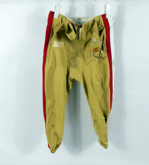 2009 San Francisco 49ers Game Issued Gold Pants 32 846