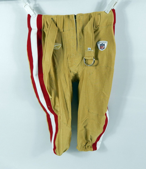 2009 San Francisco 49ers Game Issued Gold Pants 34 856