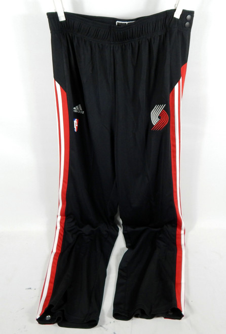 2000s Portland Trailblazers Game Issued Black Warm Up Pants XLT 786