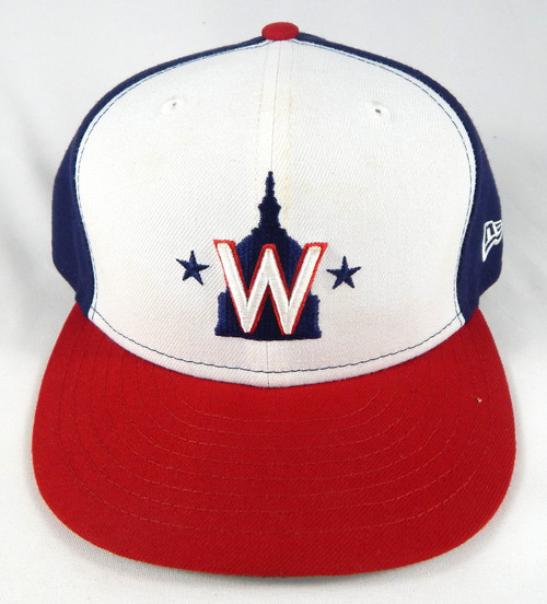 2023 Washington Nationals Ricky Bones #25 Game Issued Blue Hat Alt 7.5 369