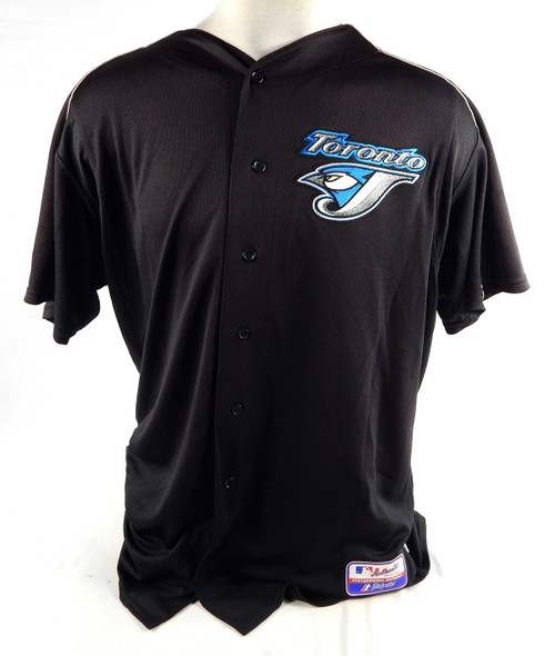 Toronto Blue Jays Johnson #43 Game Used Black Jersey Ext ST 50 51