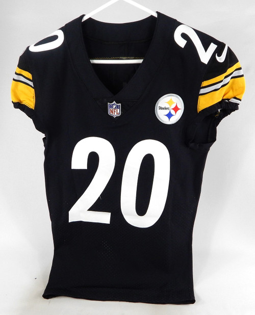 Pittsburgh Steelers Cameron Sutton #20 Game Issued Black Jersey 309