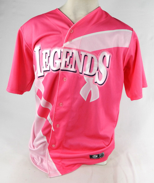 Lexington Legends #37 Game Used Pink Jersey Breast Cancer Night 48 654