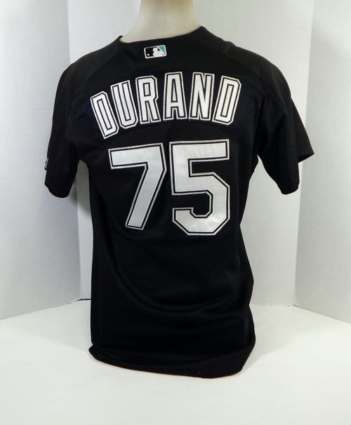 2003-06 Florida Marlins Brett Durand #75 Game Used Black Jersey BP ST L 145