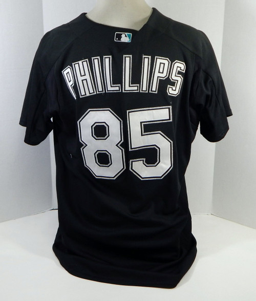 2003-06 Florida Marlins Shawn Phillips #85 Game Used Black Jersey BP ST XL 150