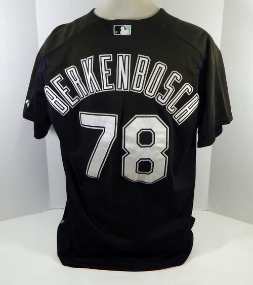 2003-06 Florida Marlins Kenny Berkenbosch #78 Game Used Black Jersey BP ST XL 04