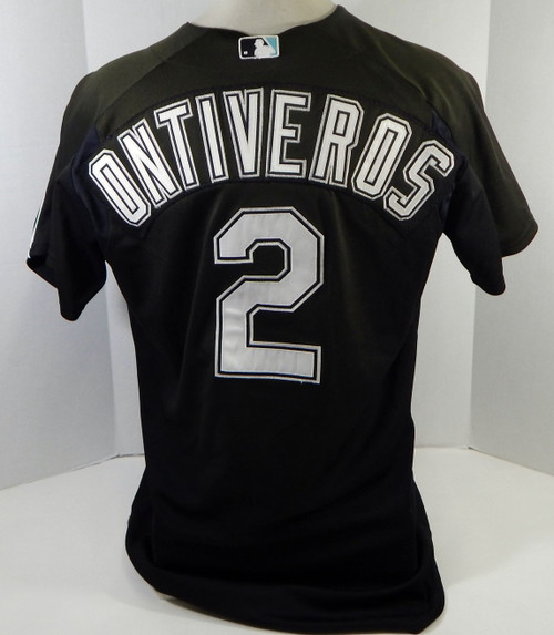 2003-06 Florida Marlins Emilio Ontiveros #2 Game Used Black Jersey BP ST L 115