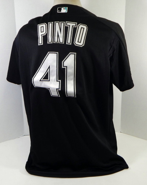 2003-06 Florida Marlins Pinto #41 Game Used Black Jersey BP ST XL 129