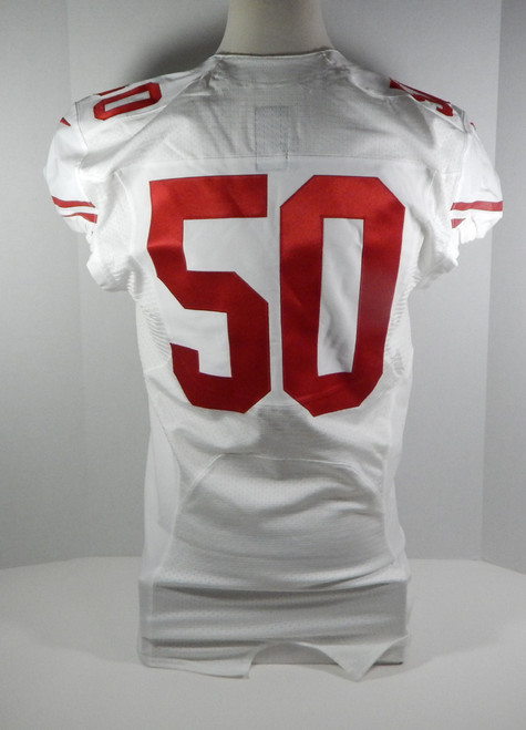 2013 San Francisco 49ers #50 Game Issued White Jersey
