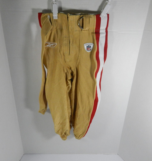 2009 San Francisco 49ers Game Issued Gold Pants 28 DP57190