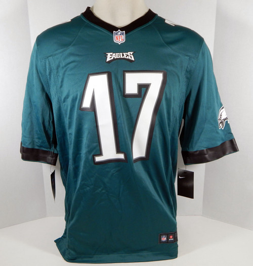 New Mens Philadelphia Eagles Alshon Jeffery #17 Green Game Jersey M Nike NWT