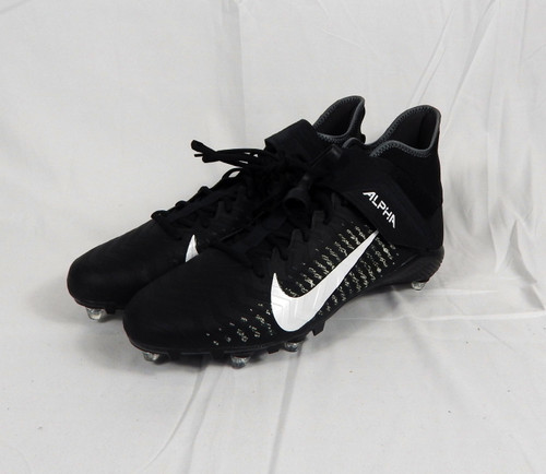 Nike ALPHA Menace Low Steelers Black Football Cleats Size 15 CK4277-001