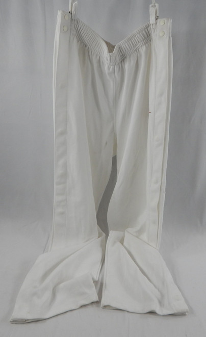 2000s Alabama Crimson Tide #5 Game Issued White Warm Up Pants XXL 037