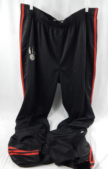 2007-08 Toronto Raptors Game Issued Black Warm Up Pants 4XLT 046