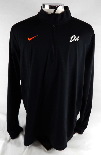 2024-25 Detroit Pistons Team Issued Black Pullover Shirt XL 041