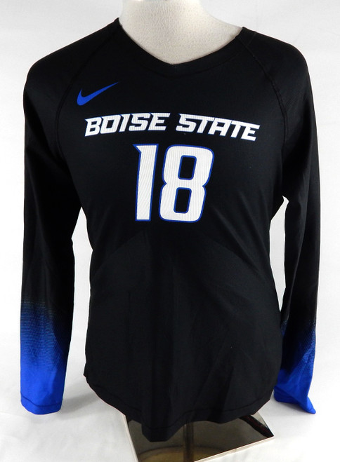 2022 Boise State Broncos #18 Game Used Black Jersey Volleyball L 893