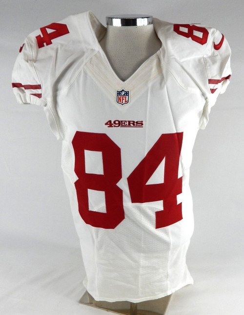 2013 San Francisco 49ers Jonathan Baldwin #84 Game Issued White Jersey 44 050