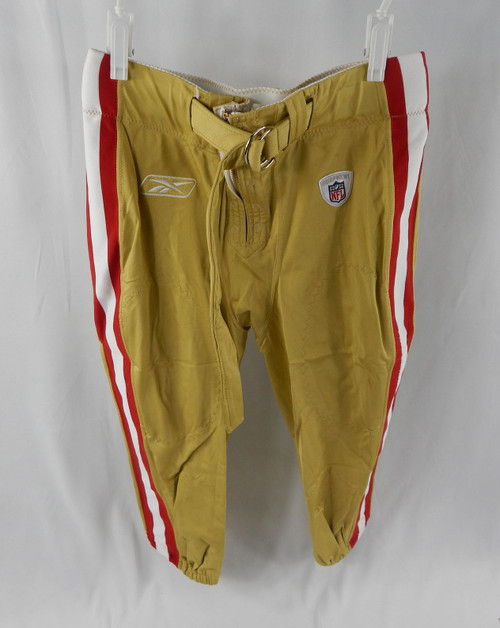 2011 San Francisco 49ers Game Issued Gold Pants 40 962