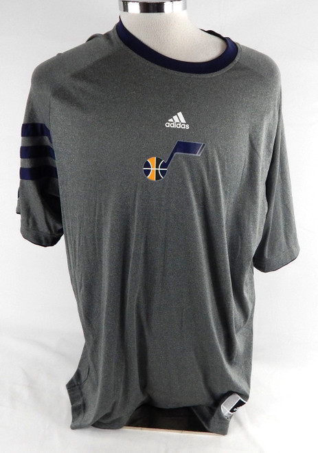 2011-12 Utah Jazz Alec Burks #10 Game Used Grey Shooting Shirt 2XL 193