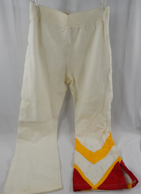 1980s Atlanta Hawks #11 Game Used White Warm Up Pants 34 987