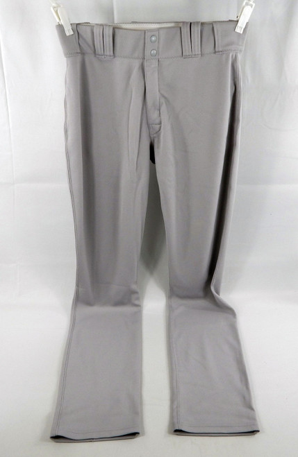 2018 New York Yankees Austin Romine #28 Game Used Grey Pants 35 691