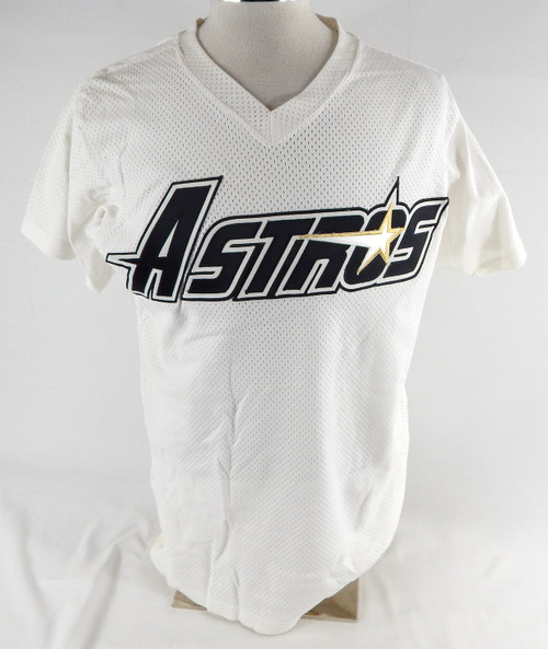 1998 Houston Astros #1 Game Used White Jersey GCL 42 264