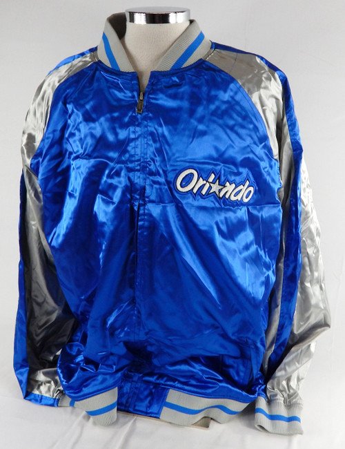 2004-05 Orlando Magic Game Issued Blue Warm Up Jacket Hardwood Classic 2XL 275