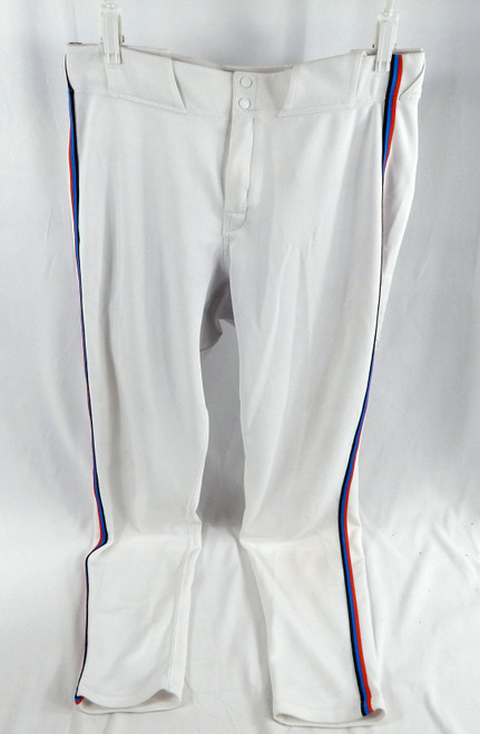 2024 Miami Marlins Jesus Sanchez #12 Game Used White Pants 35 362