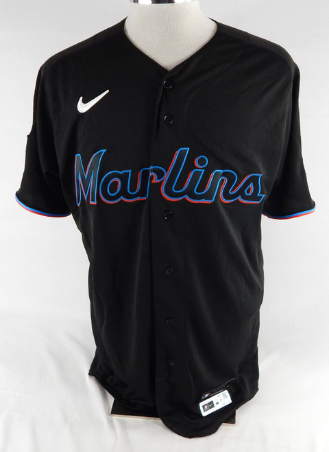 2023 Miami Marlins Bryan De La Cruz #14 Game Issued Black Jersey 42 155