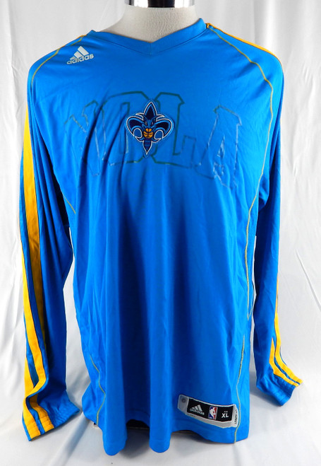 2012-13 New Orleans Hornets Al-Farouq Aminu #0 Game Used Blue Shooting Shirt 79