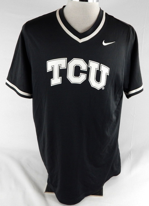2020 Texas Christian TCU Frogs #14 Game Issued Grey Practice Jersey Baseball 97