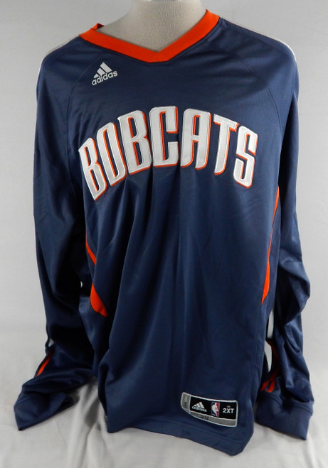 2010-11 Charlotte Bobcats #24 Game Used Navy Shooting Shirt 2XL 282
