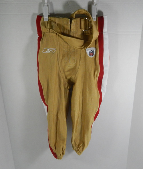 2009 San Francisco 49ers Game Issued Gold Pants 28 DP57192