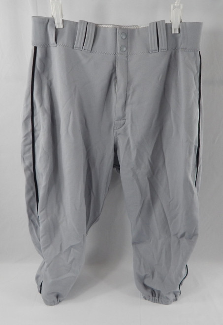 2015 Miami Marlins Reed Johnson #5 Game Used Grey Pants 34-47-19 466