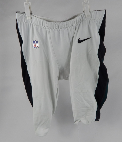 2024 Philadelphia Eagles Bryce Huff #0 Game Used White Pants 36 DP102532