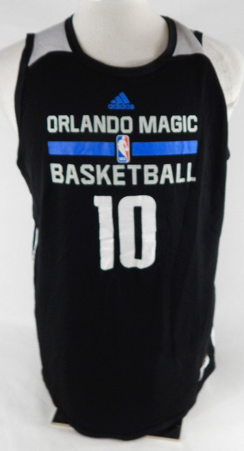 2015-16 Orlando Magic #10 Game Used Black Practice Jersey XL 702