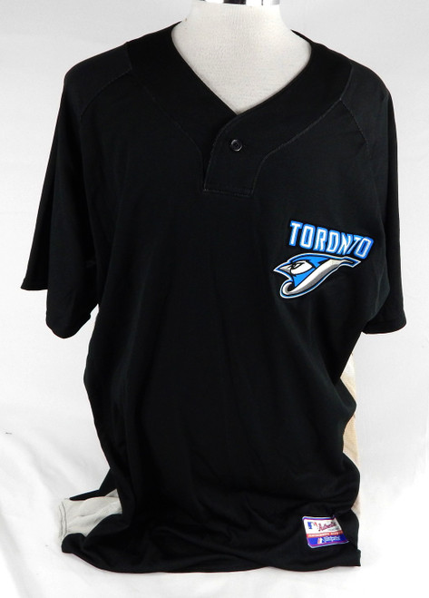 2007-10 Toronto Blue Jays #35 Game Used Black Jersey ST BP 52 682