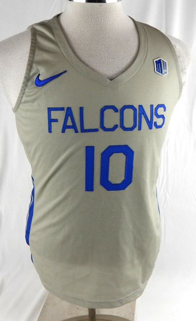 2019-20 Air Force Falcons #10 Game Used Grey Jersey Basketball L 46