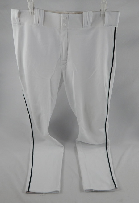 2014 Miami Marlins Chuck Hernandez #55 Game Used White Pants 39-41-33 982