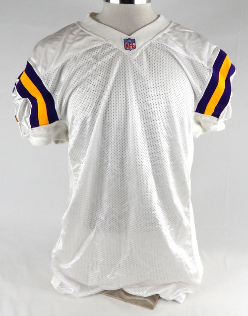 1998 Minnesota Vikings Blank Game Issued White Jersey 626