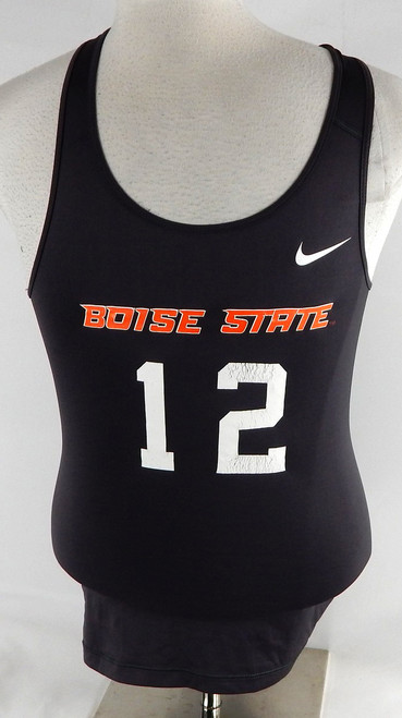 2014 Boise State Broncos #12 Game Used Blue Jersey Beach Volleyball S 727