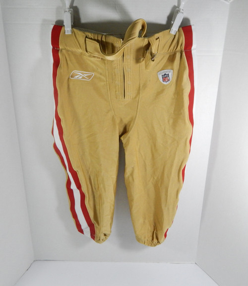 2009 San Francisco 49ers Game Issued Gold Pants 40 DP57193